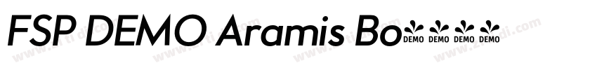 FSP DEMO Aramis Bo字体转换 FSP DEMO Aramis Bo字体转换
